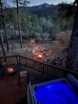 View of Mountains, Firepit and Hot Tub 
